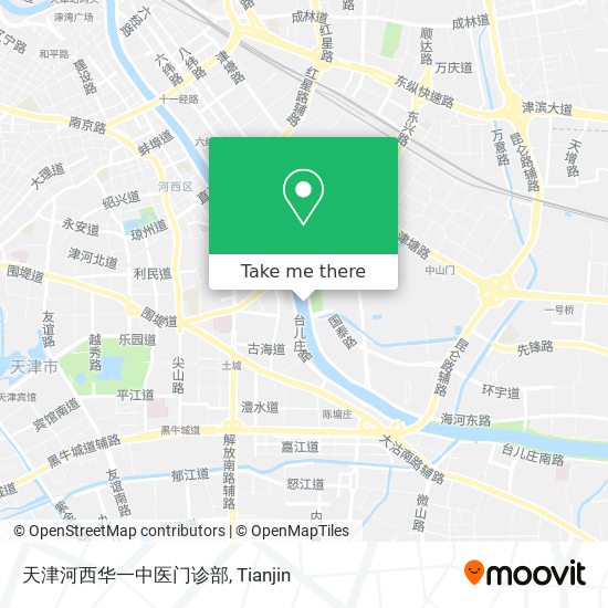 天津河西华一中医门诊部 map