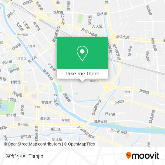 富华小区 map