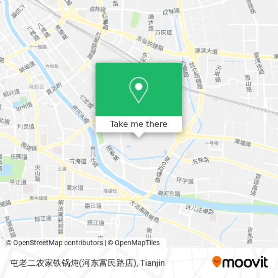 屯老二农家铁锅炖(河东富民路店) map