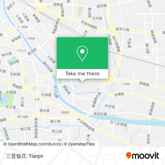 三晋饭庄 map