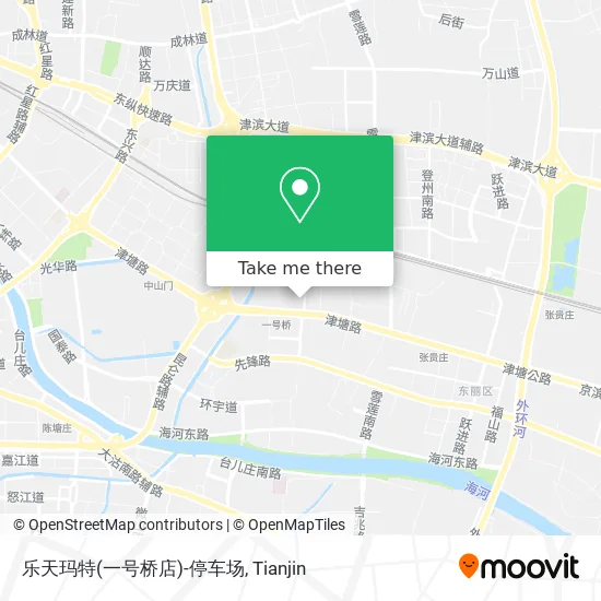 乐天玛特(一号桥店)-停车场 map