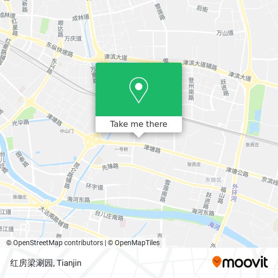 红房梁涮园 map