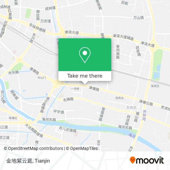 金地紫云庭 map