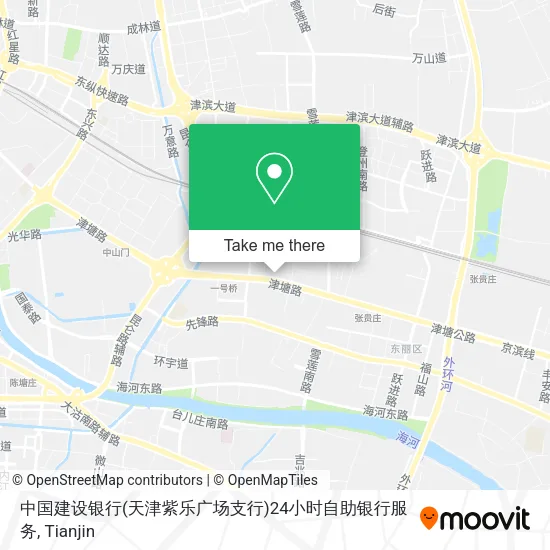 中国建设银行(天津紫乐广场支行)24小时自助银行服务 map