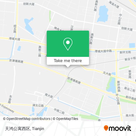 天鸿公寓西区 map