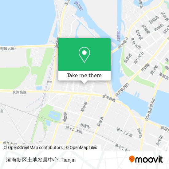 滨海新区土地发展中心 map