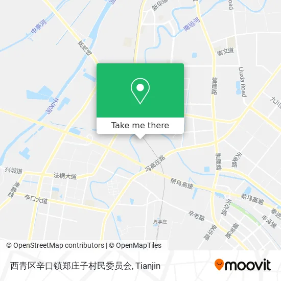 西青区辛口镇郑庄子村民委员会 map