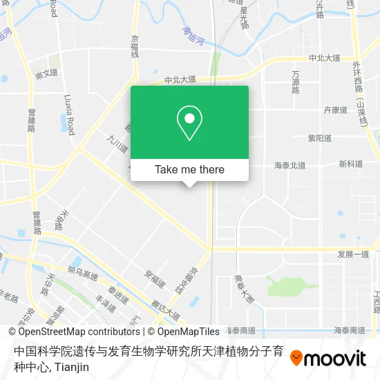 中国科学院遗传与发育生物学研究所天津植物分子育种中心 map