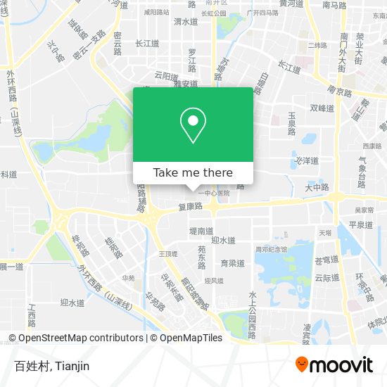 百姓村 map