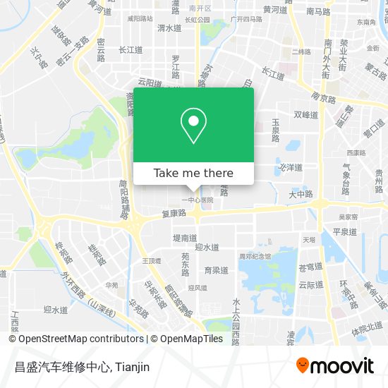 昌盛汽车维修中心 map