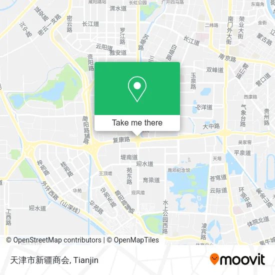 天津市新疆商会 map