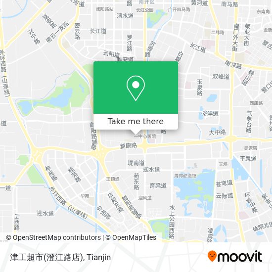 津工超市(澄江路店) map