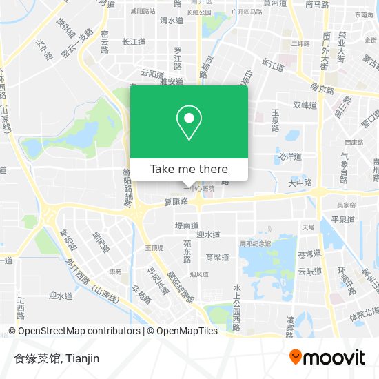 食缘菜馆 map