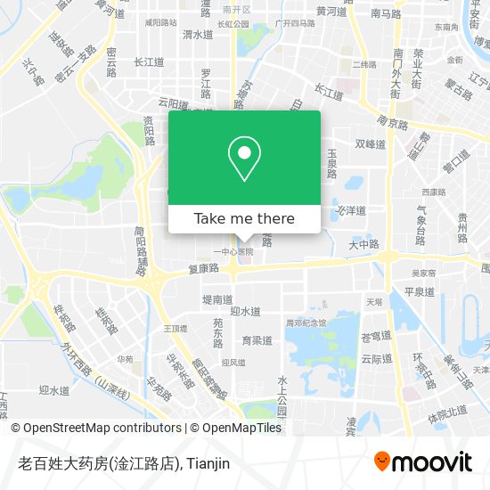 老百姓大药房(淦江路店) map
