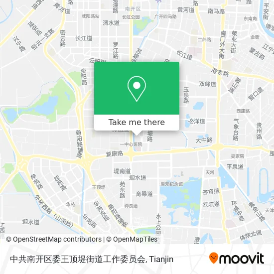 中共南开区委王顶堤街道工作委员会 map