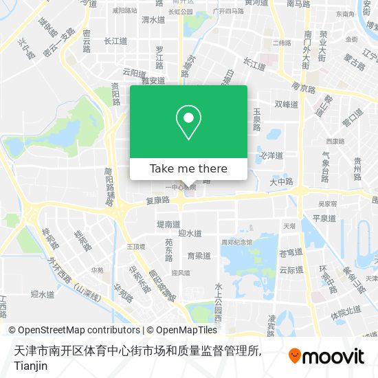 天津市南开区体育中心街市场和质量监督管理所 map