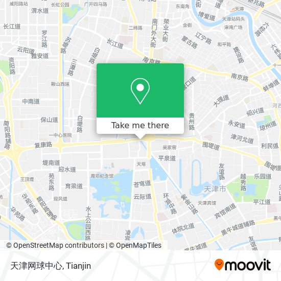 天津网球中心 map