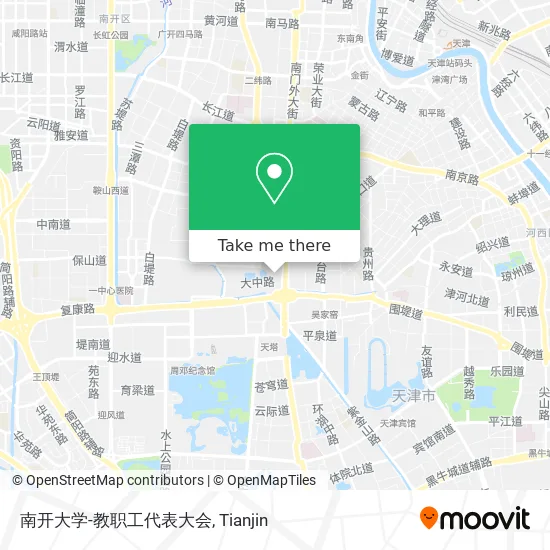 南开大学-教职工代表大会 map