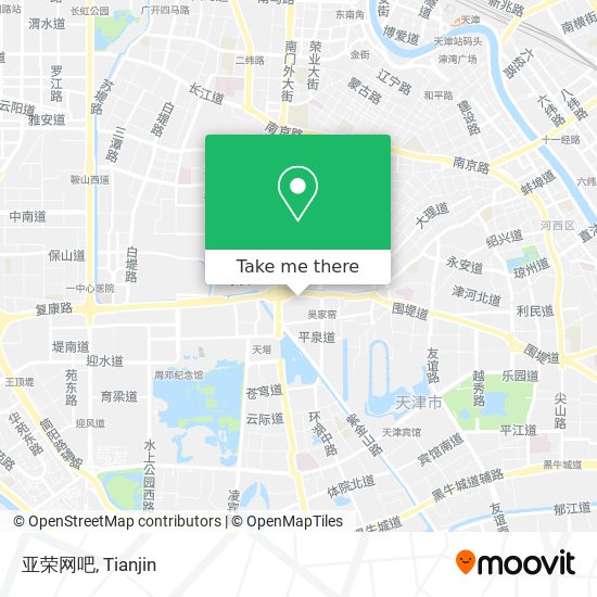 亚荣网吧 map