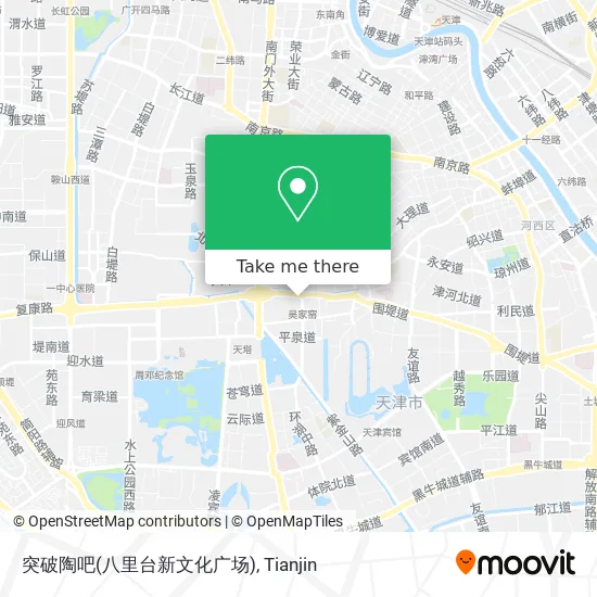 突破陶吧(八里台新文化广场) map