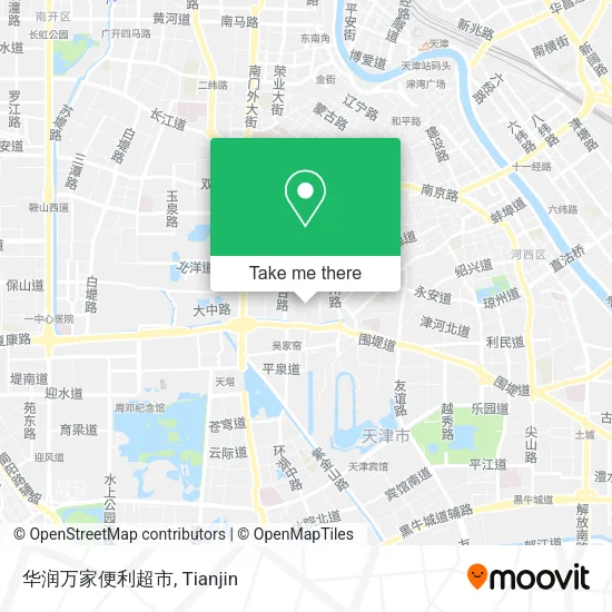 华润万家便利超市 map