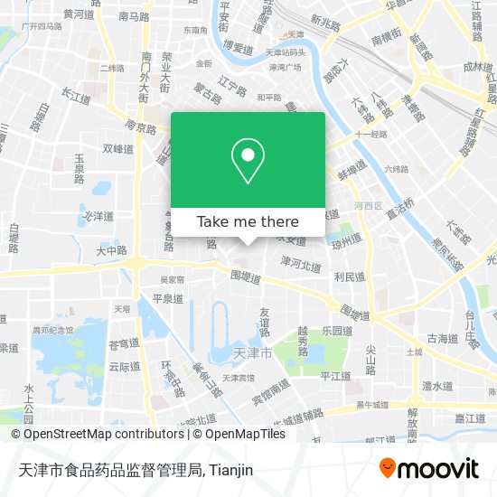 天津市食品药品监督管理局 map