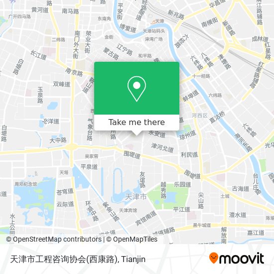 天津市工程咨询协会(西康路) map
