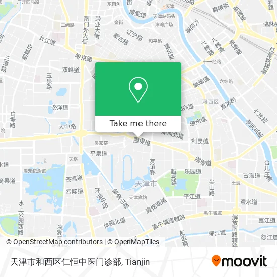 天津市和西区仁恒中医门诊部 map
