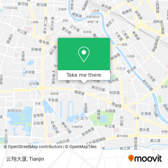 云翔大厦 map