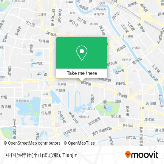 中国旅行社(平山道总部) map