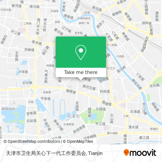 天津市卫生局关心下一代工作委员会 map