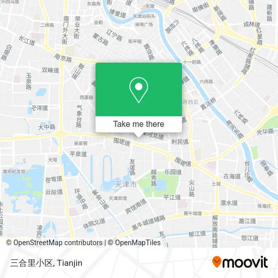 三合里小区 map
