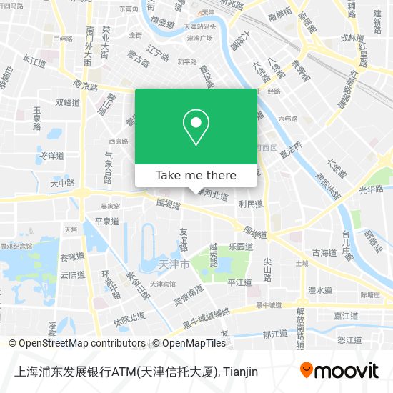 上海浦东发展银行ATM(天津信托大厦) map