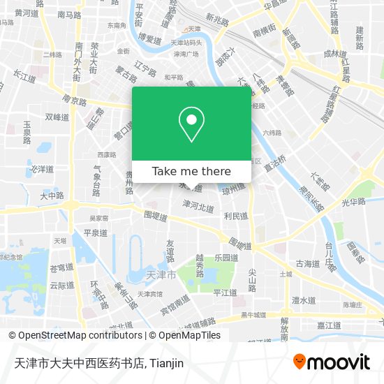 天津市大夫中西医药书店 map