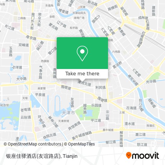 银座佳驿酒店(友谊路店) map