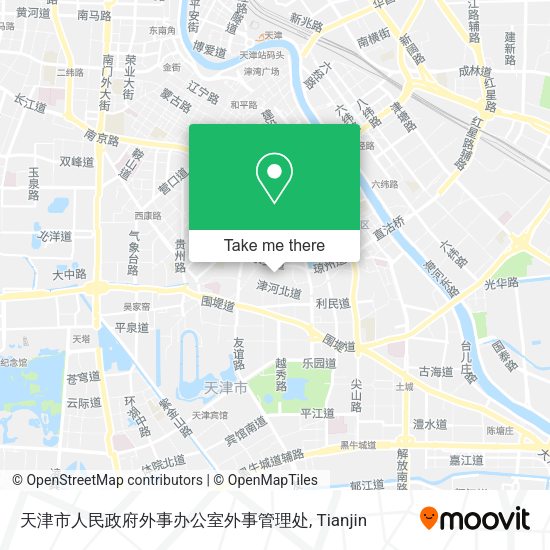 天津市人民政府外事办公室外事管理处 map