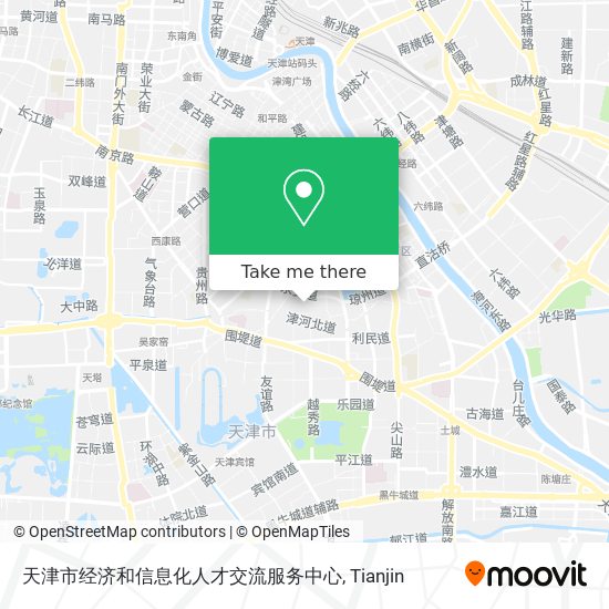 天津市经济和信息化人才交流服务中心 map