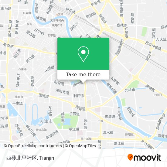 西楼北里社区 map