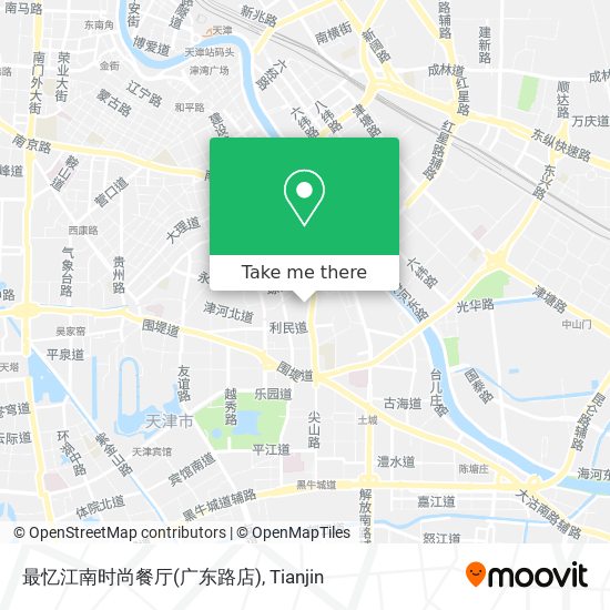 最忆江南时尚餐厅(广东路店) map