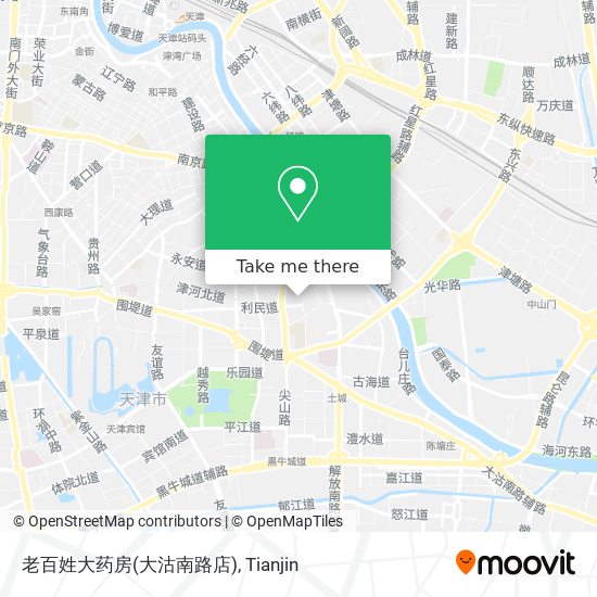 老百姓大药房(大沽南路店) map