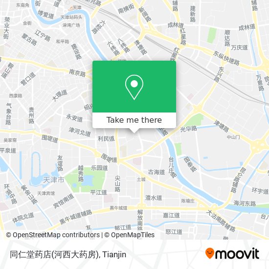 同仁堂药店(河西大药房) map