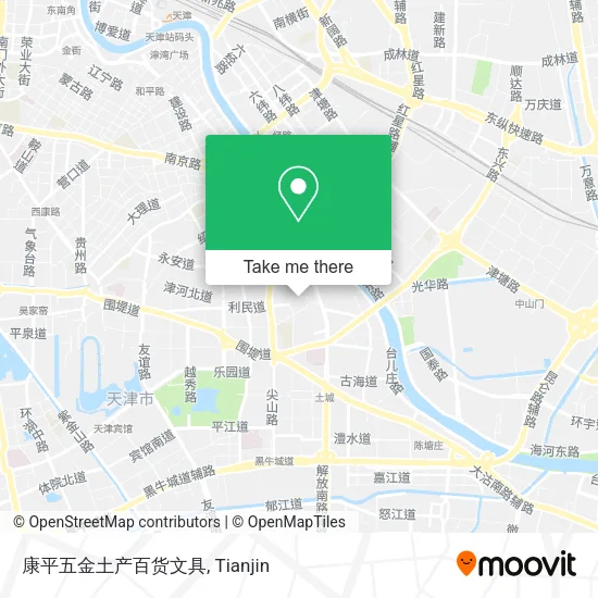 康平五金土产百货文具 map