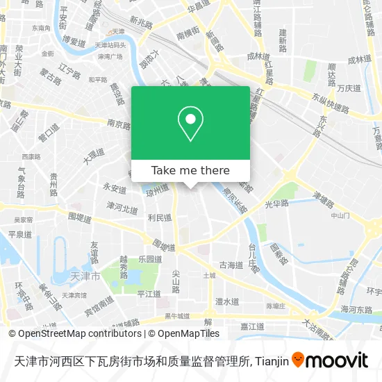 天津市河西区下瓦房街市场和质量监督管理所 map