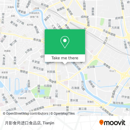 月影食尚进口食品店 map