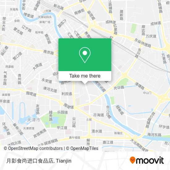 月影食尚进口食品店 map
