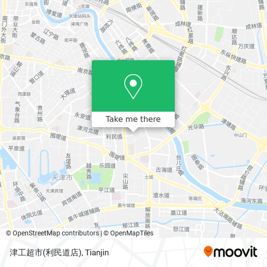 津工超市(利民道店) map