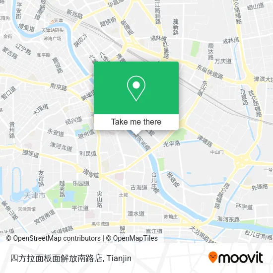 四方拉面板面解放南路店 map
