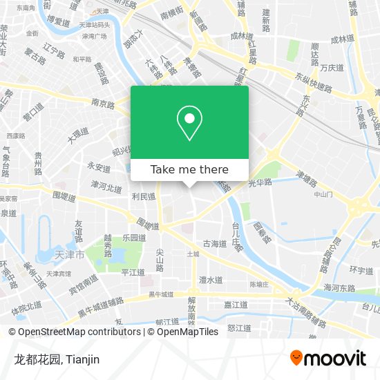 龙都花园 map