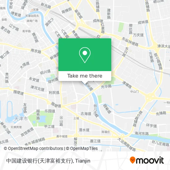 中国建设银行(天津富裕支行) map
