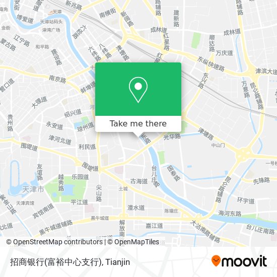 招商银行(富裕中心支行) map
